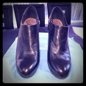 Vince Camuto Leather Bootie Heels